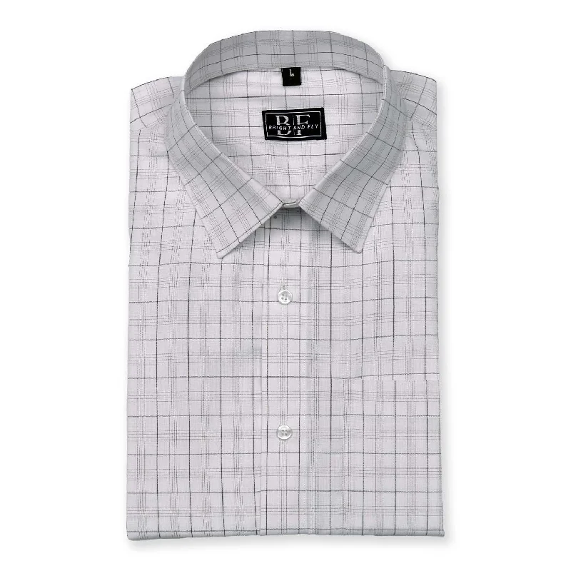 COTTON CHECKS SHIRT White