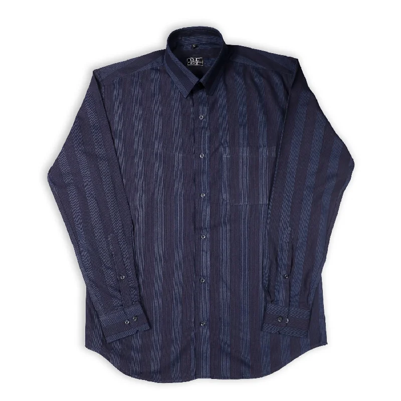 Classic Design Cotton Blue Striped Shirt