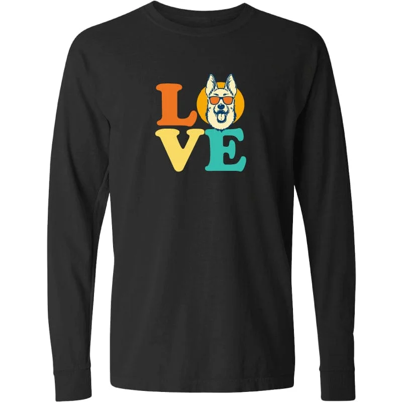 Dog Love (Shepherd) - Classic Long-Sleeve T-Shirt