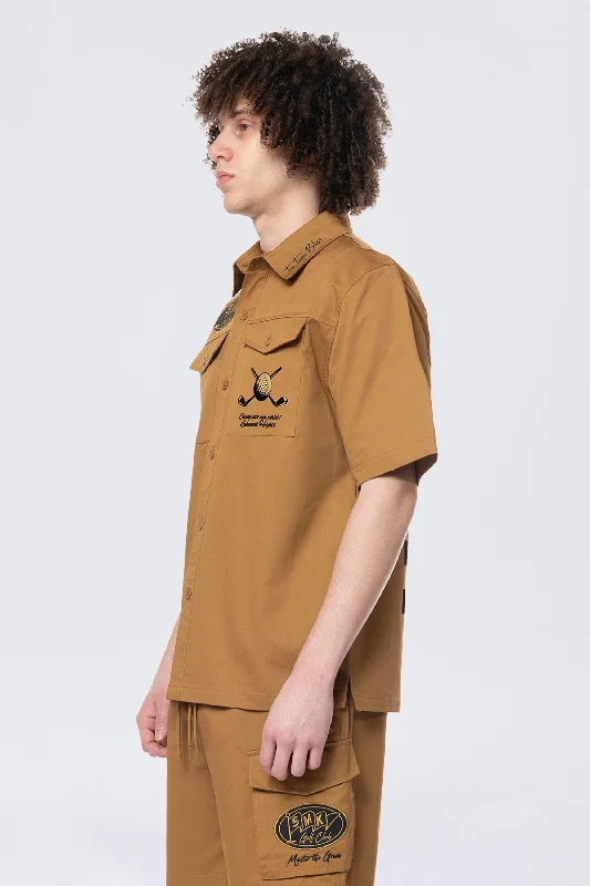 Golf Club S/S Buttondown Shirt - Timber