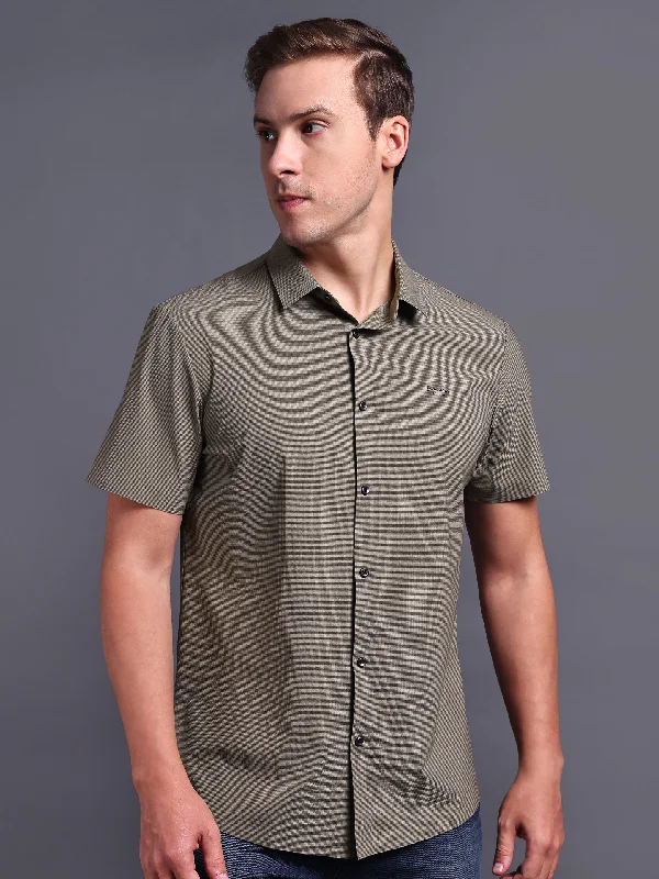 Light Grey Stretchable Imported Shirt