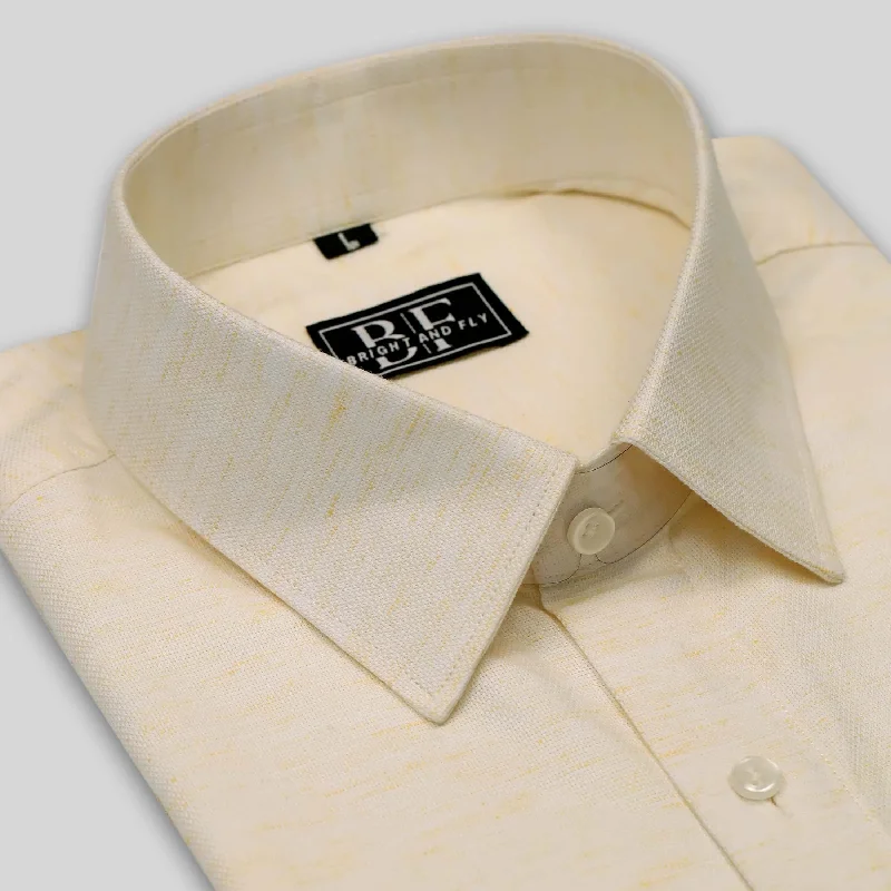 CLASSIC COTTON SHIRT  Spreaded Yellow