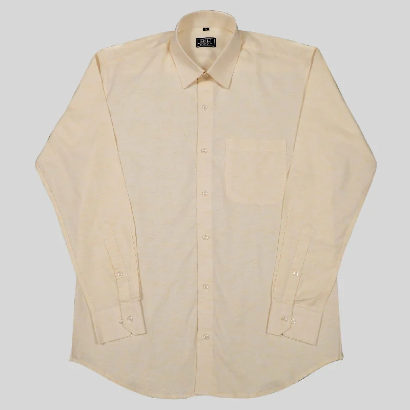 CLASSIC COTTON SHIRT  Spreaded Yellow