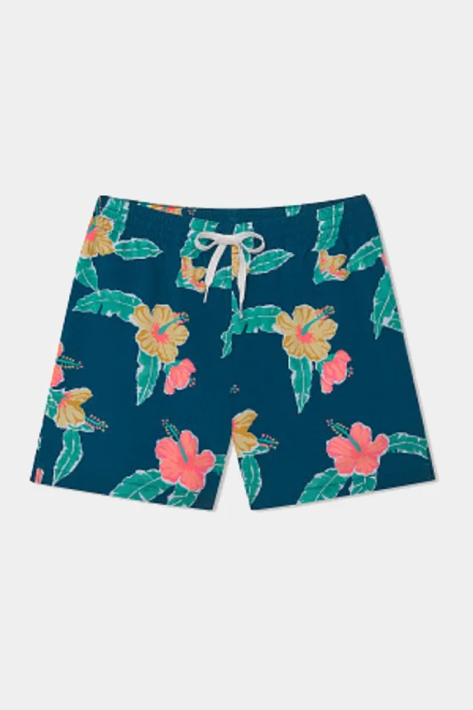 The Floral Reefs Classic Swim Trunk