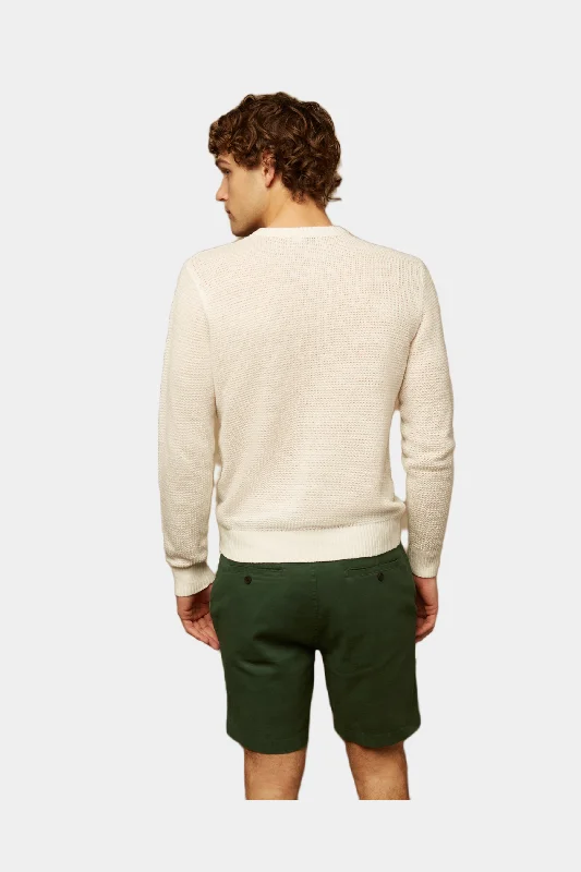 Linen Henley Sweater