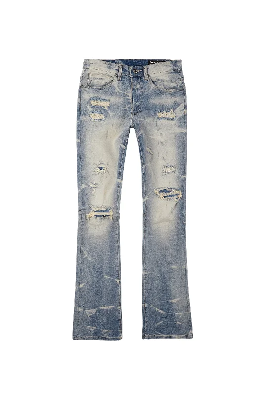 Essential Stacked Denim Jeans - Bergen Blue