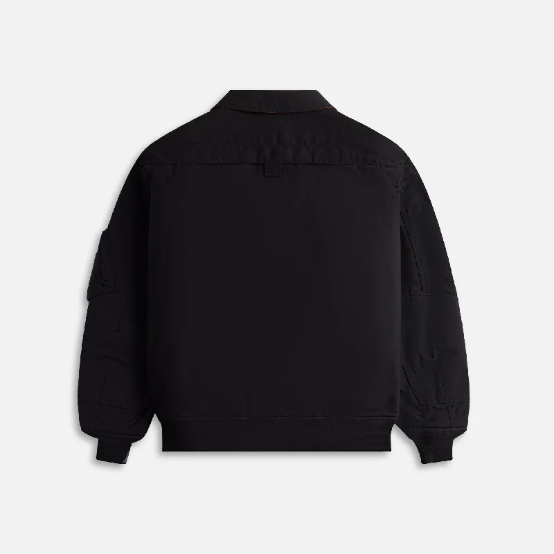 Comme Des Garçons Homme Polyester Wool Ripstop Cloth - Black