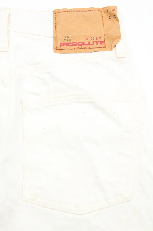 Resolute Slim Straight Natural Selvedge Denim - AA710