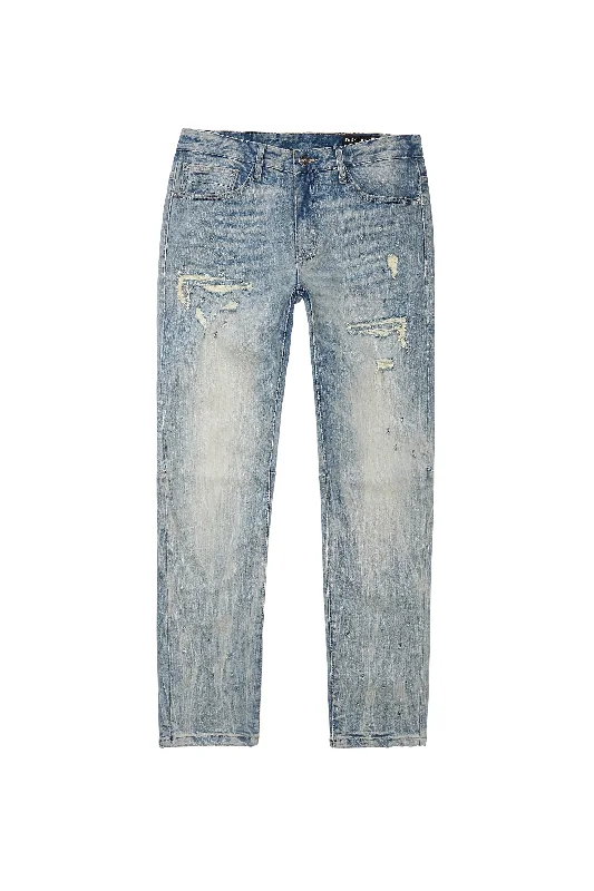 Rip And Repair Denim Jeans - Geneva Blue