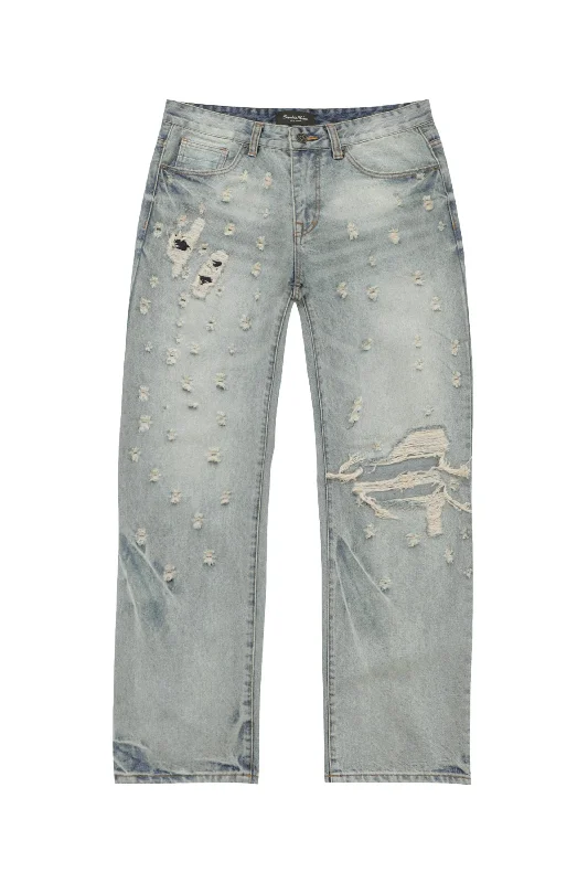 Shotgun Wide Jean - Industrial Blue